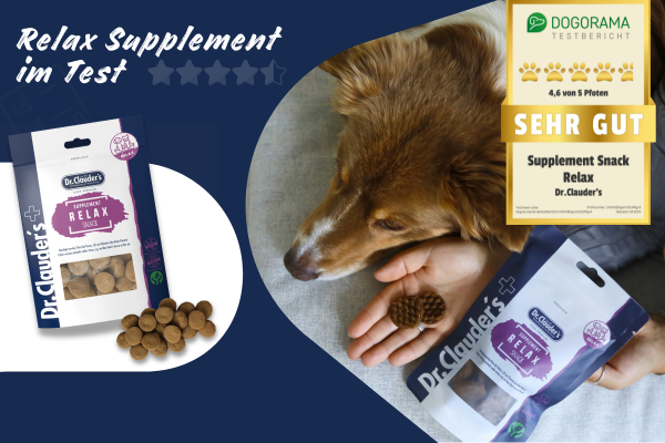 Beruhigender Hundesnack im Dogorama-Test: So wirkt der Supplement Snack Relax von Dr.Clauder’s