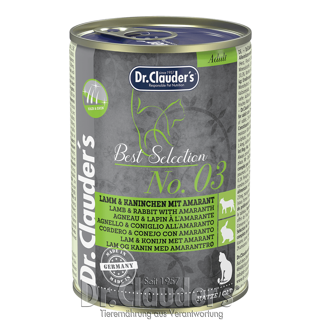 Dr.Clauder's Best Selection No3 Lamm & Kaninchen mit Amaranth 2