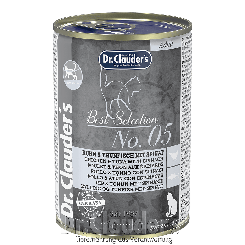 Dr.Clauder's Best Selection No5 Huhn & Thunfisch mit Spinat 2
