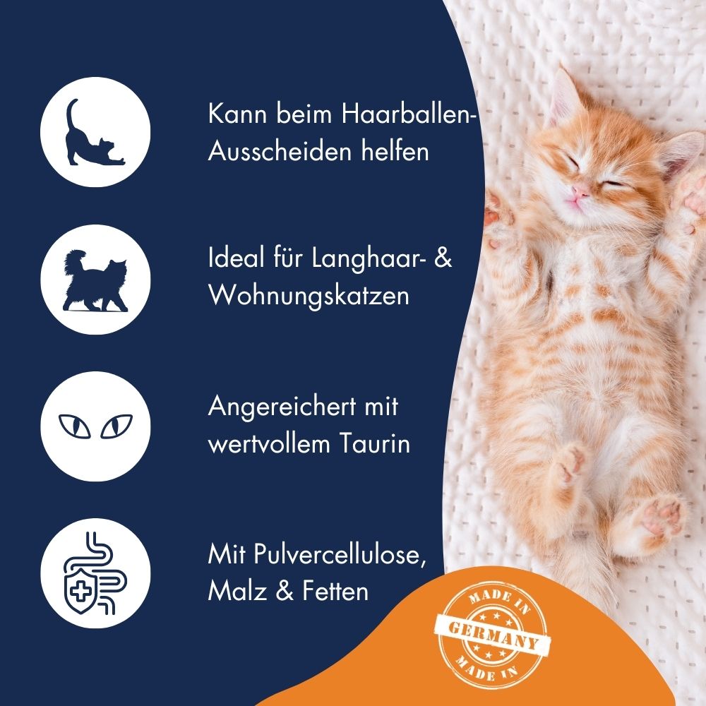 Antihairball Paste mit Taurin 9