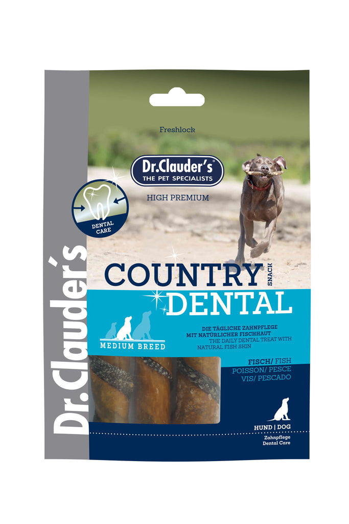 Dr.Clauder´s Country Dental Snack Fisch - Medium Breed 3