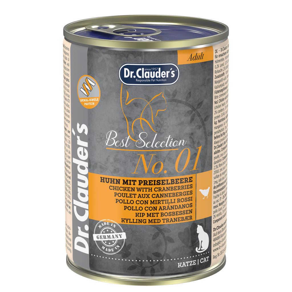 Dr.Clauder's Best Selection Adult No1 Huhn mit Preiselbeeren 3