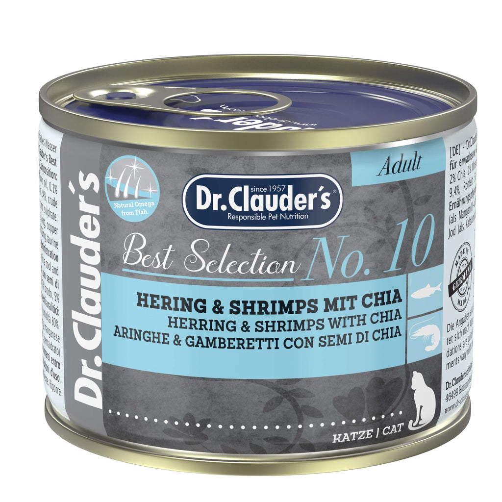 Dr.Clauder's Best Selection No 10 Hering & Shrimps mit Chia 3