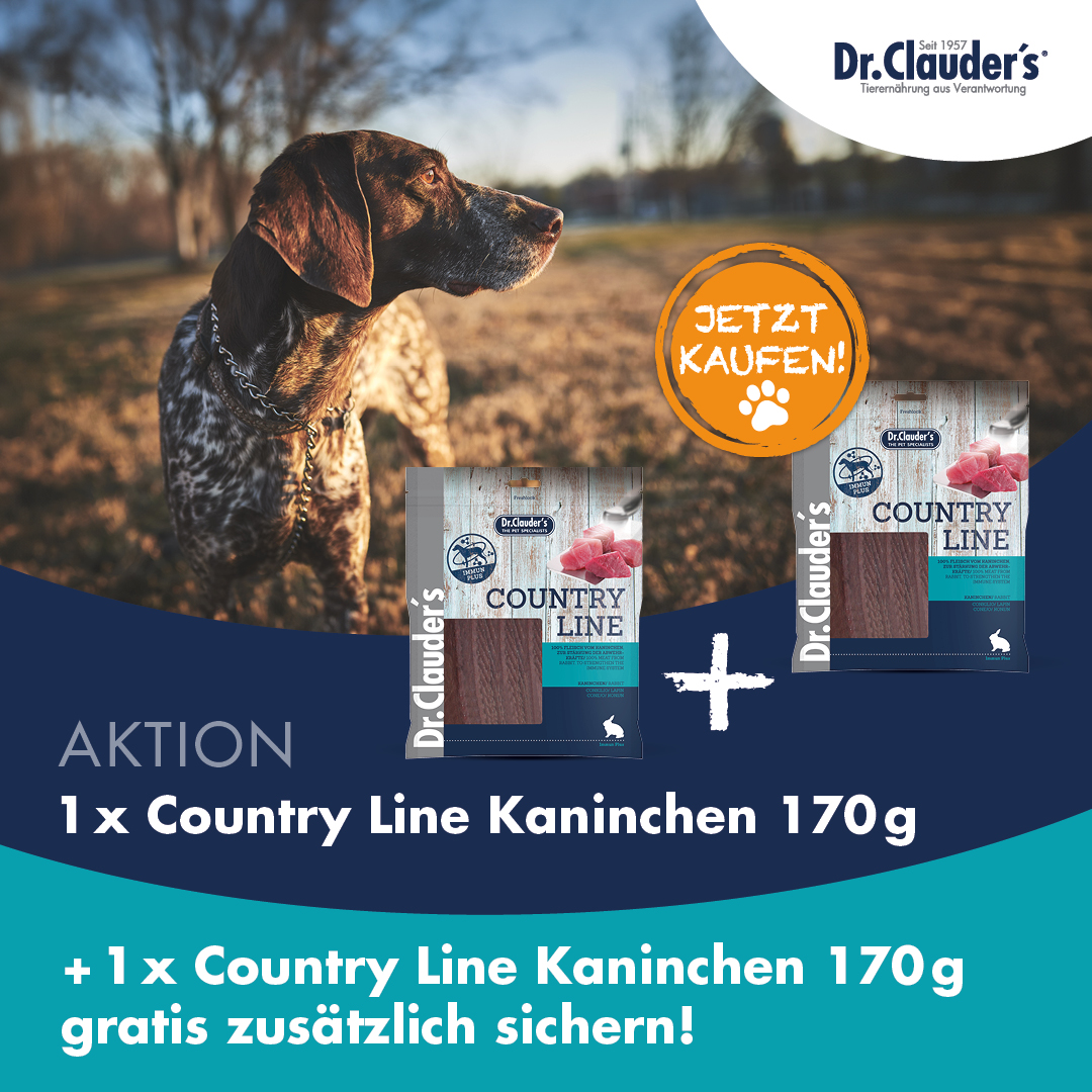 1+1 Aktion - Country Line Snack Kaninchen