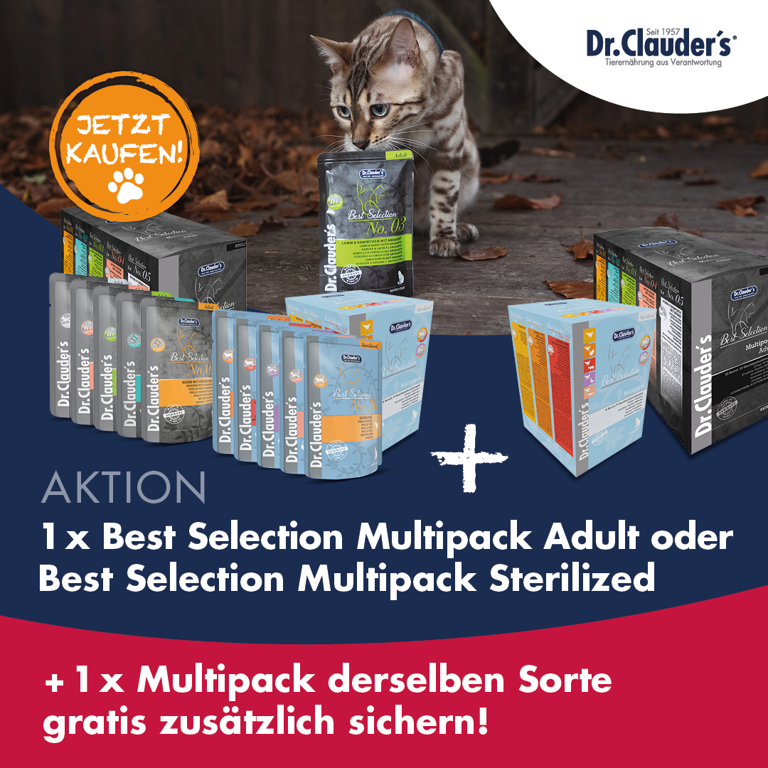 1+1 Aktion - Best Selection Multipack (Sterilised)