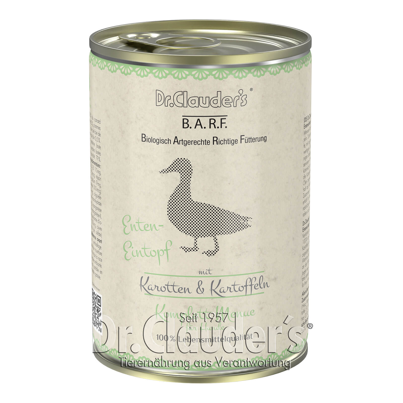 Dr.Clauder's B.A.R.F. Complete Menu Duck Stew