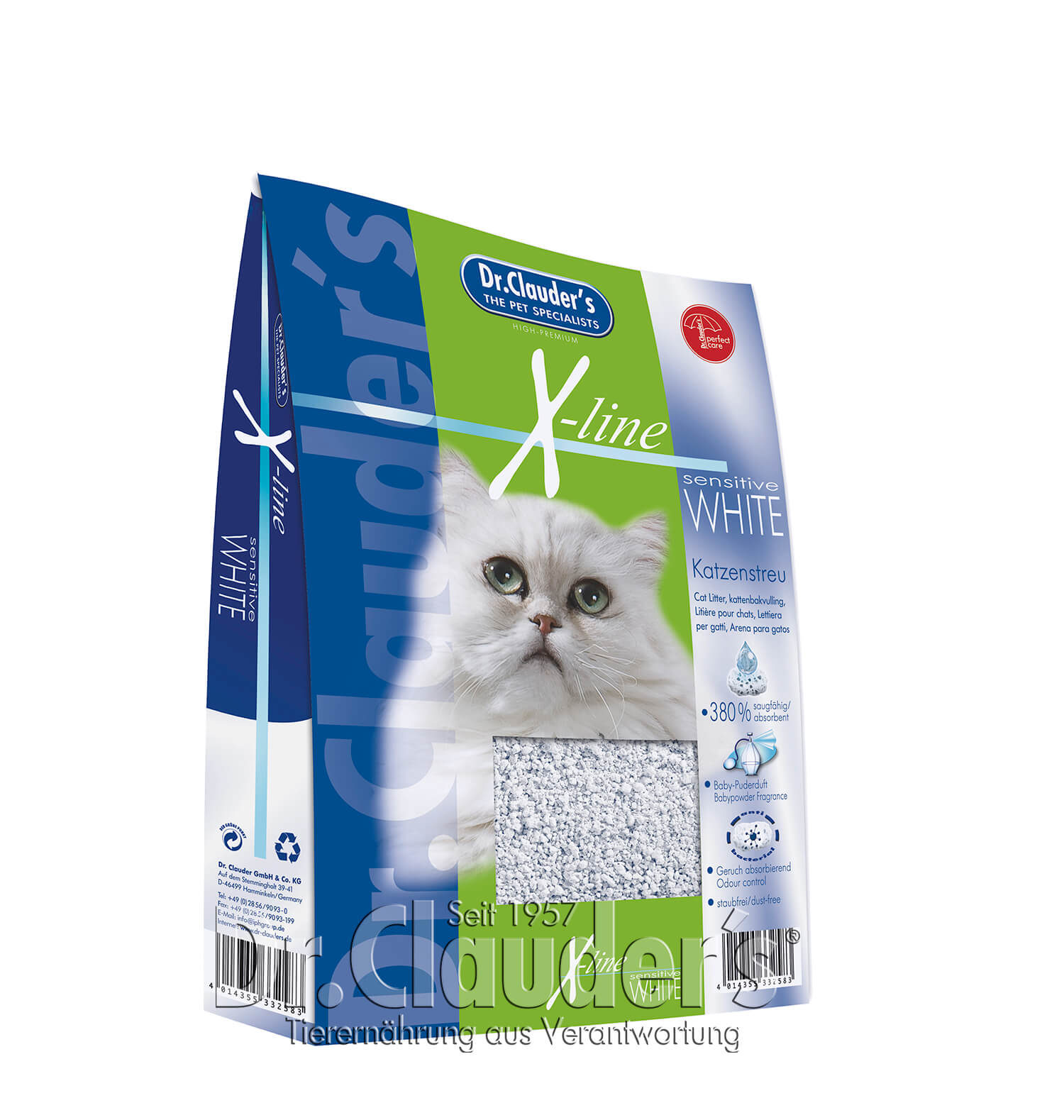 Dr.Clauder's Cat Litter - Xtreme white